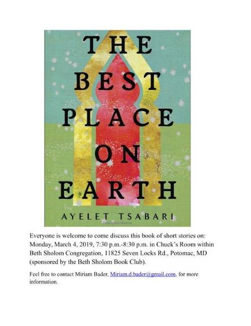 Banner Image for Book Club - The Best Place on Earth